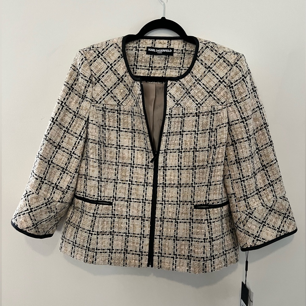 Karl Lagerfeld Paris Blazer Size 12 NWT